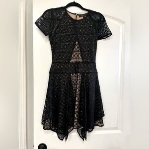 Black cocktail dress.